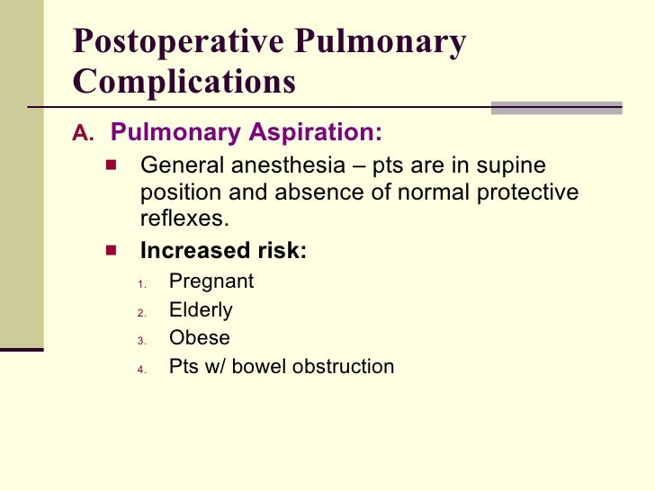 Surgical Complications