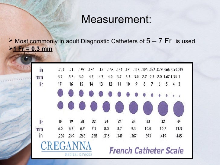 surgical drains tube catheters and central lines french size catheter