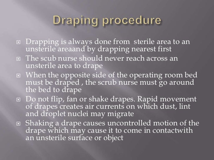Surgical draping