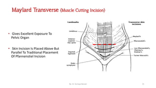 Surgical incisions