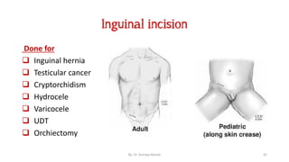 Surgical incisions
