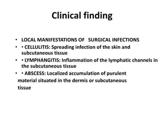 Surgical infections | PPTX
