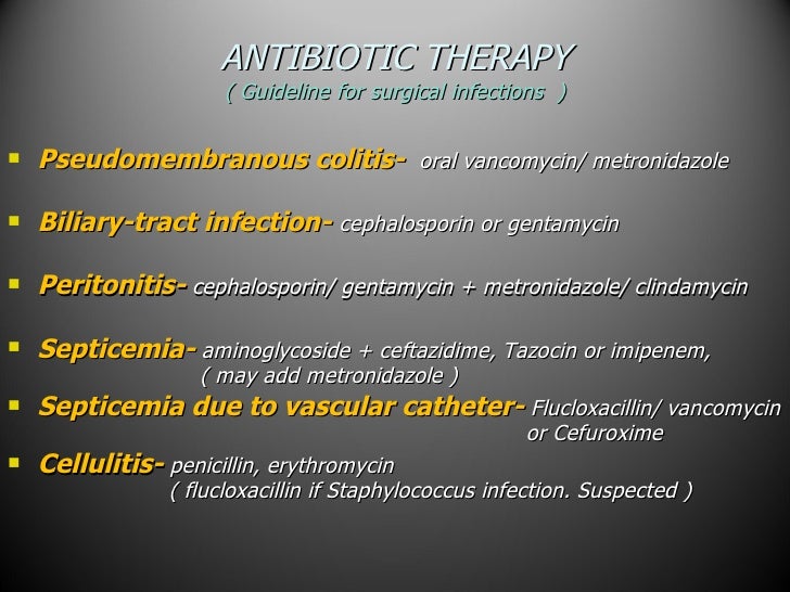 Surgical Infections