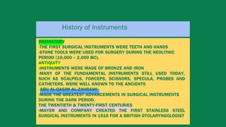 Surgical Instrumentation1.pdf DEFINE BASIC CATEGORIES OF INSTRUMENTS | PDF