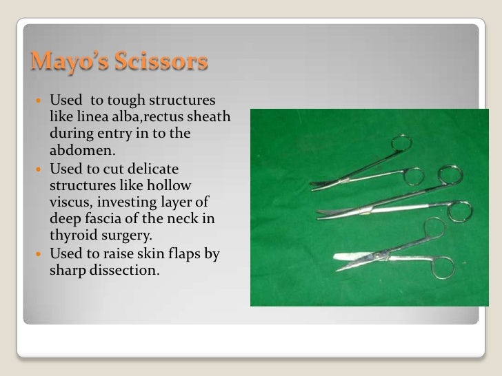 Surgical instruments