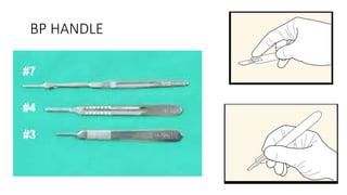 Bp Handle Types Surgical instruments | PPTX