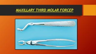MAXILLARY THIRD MOLAR FORCEP
 