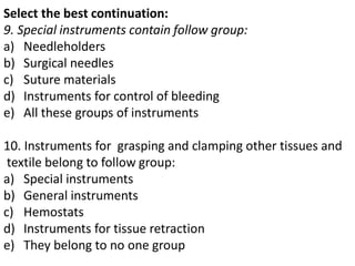 Comprehensive Overview of Surgical Instruments and Incision Techniques ...