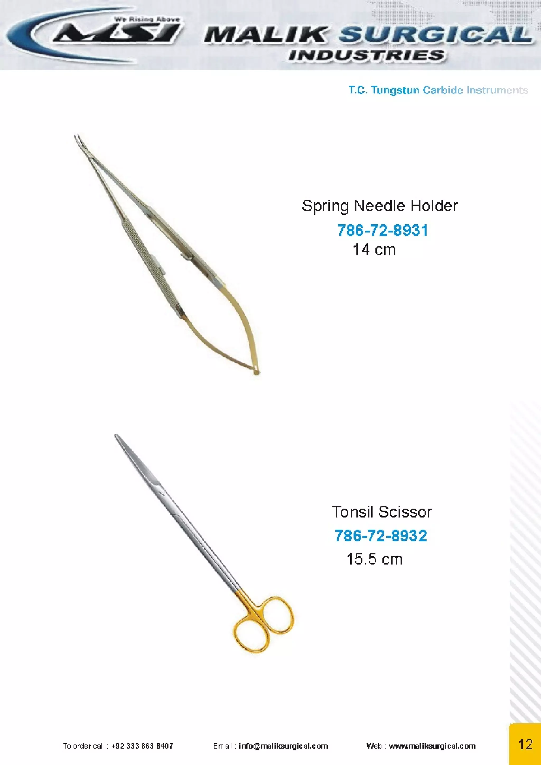 Surgical Instruments Brochure | PDF