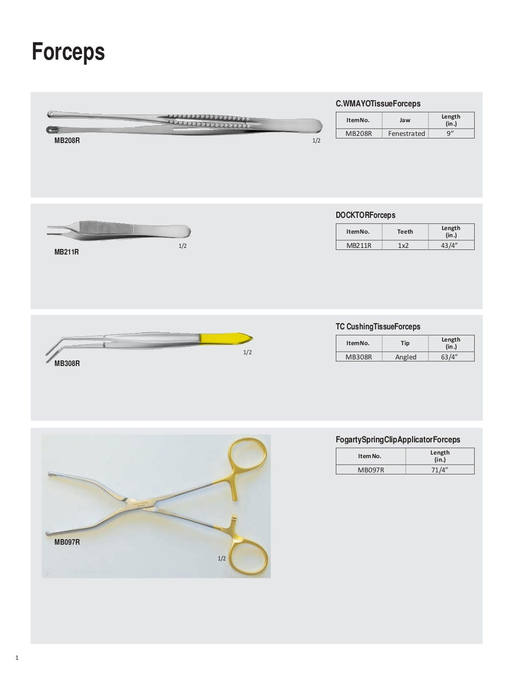 Surgical instruments pdf catalog by AB Village