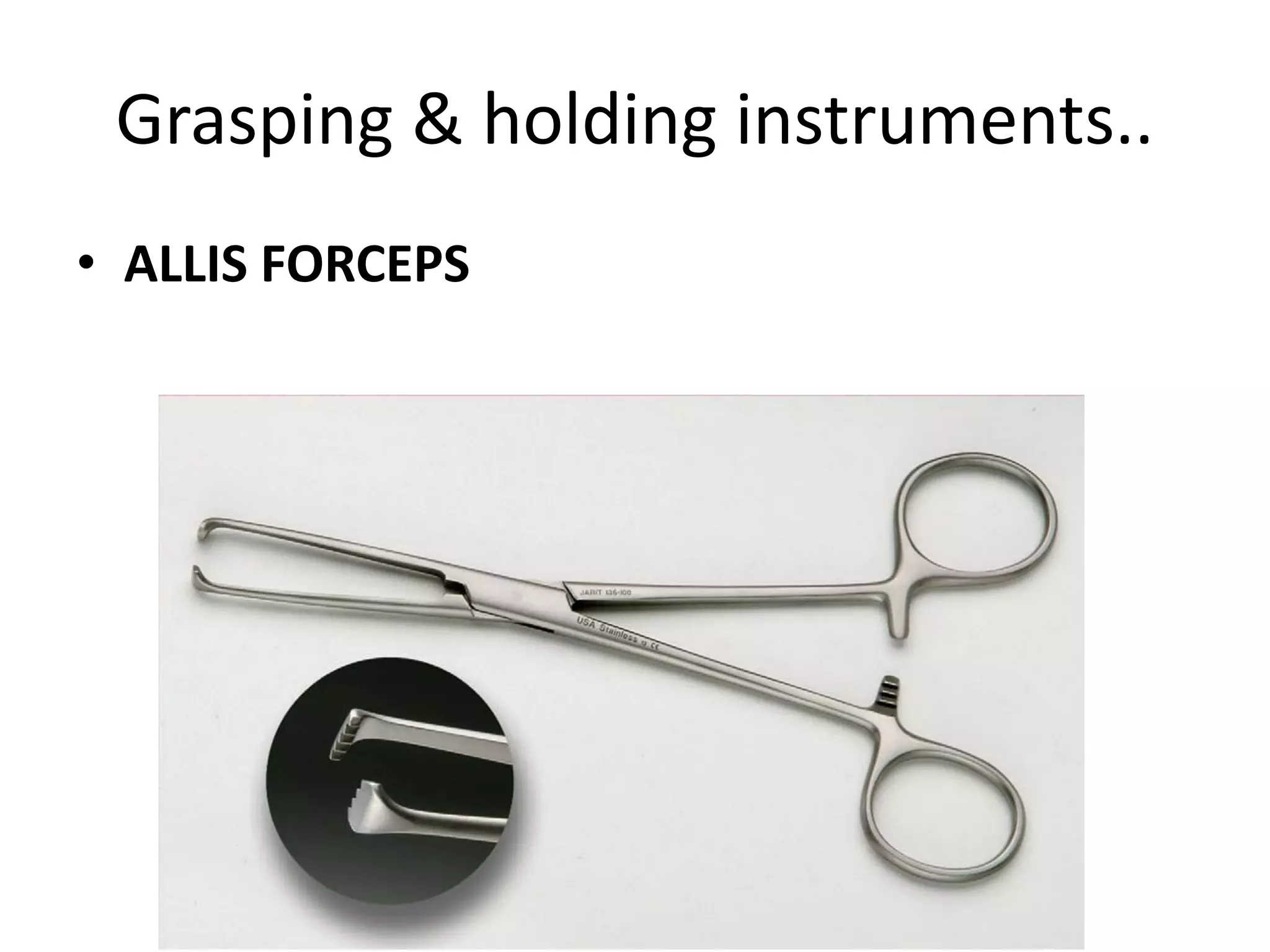 Surgical instruments I | PPTX
