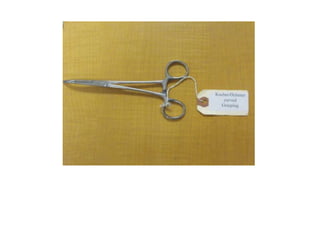 Surgical instruments test | PPTX