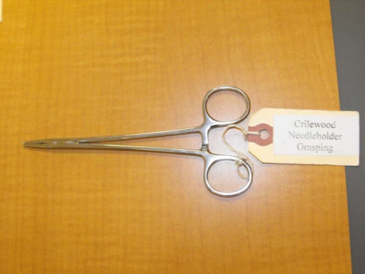 Surgical instruments test