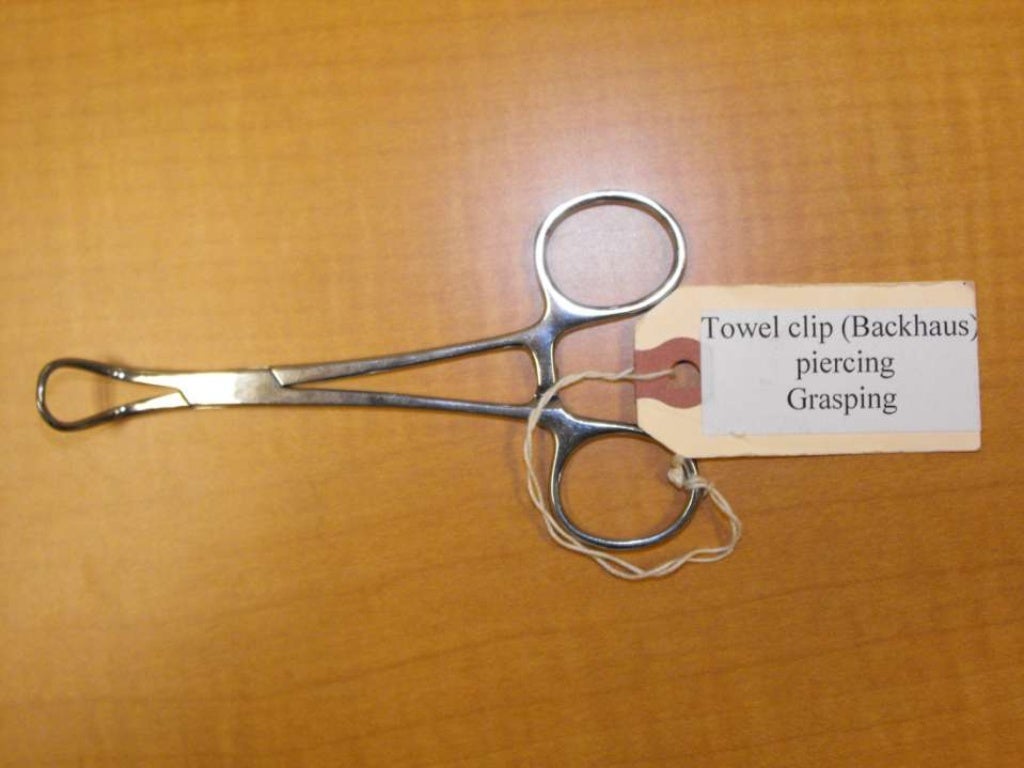 Surgical instruments test
