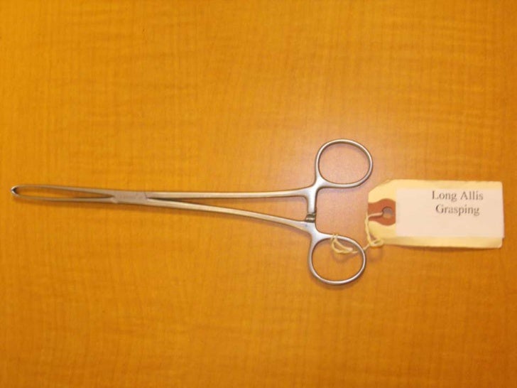 Surgical instruments test