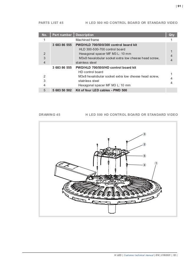 Surgical light hled service_manual_en
