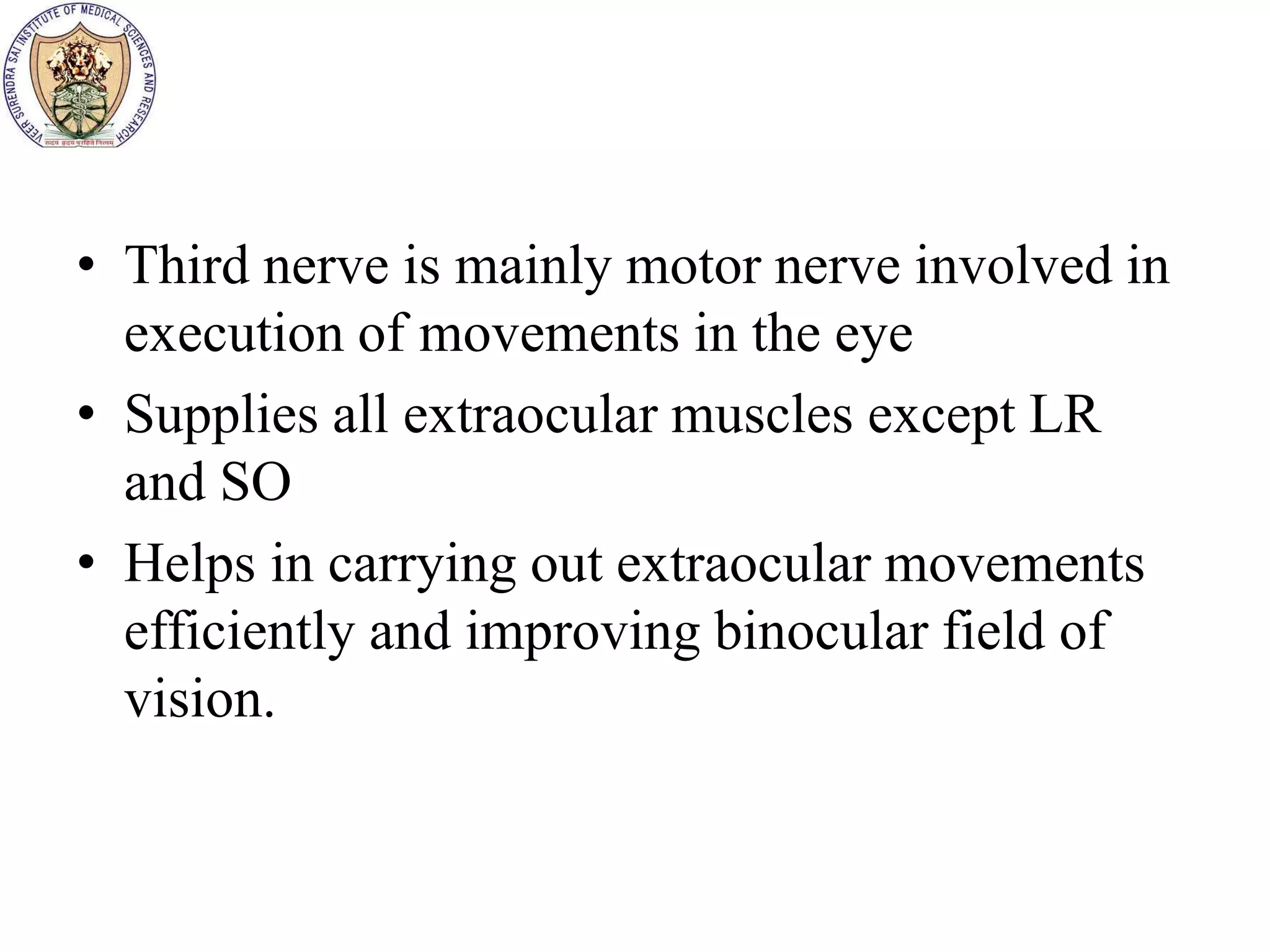 Surgical management in 3rd nerve palsy | PPTX
