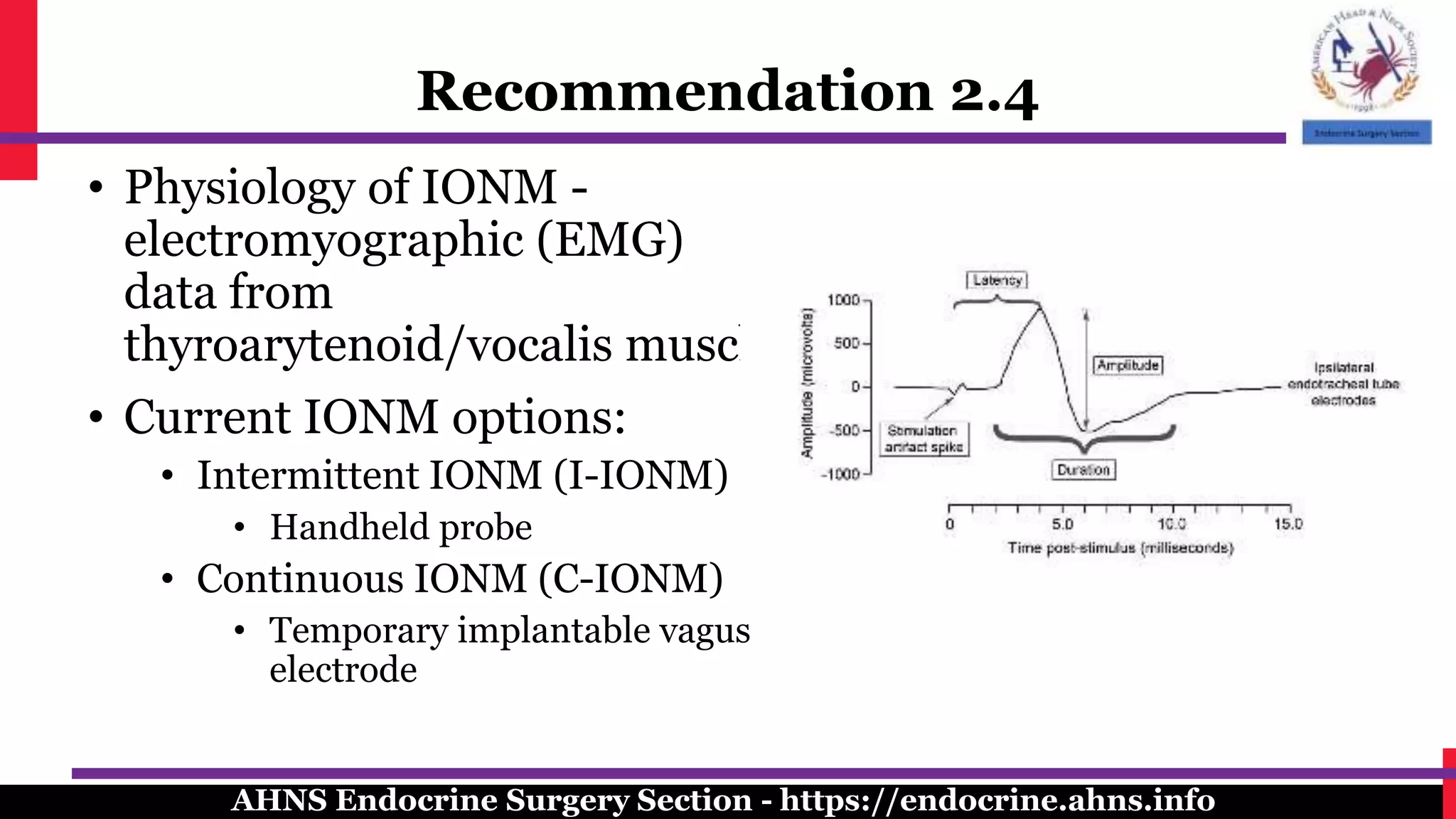 Surgical management of the recurrent laryngeal nerve in thyroidectomy ...