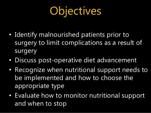 Surgical Nutrition