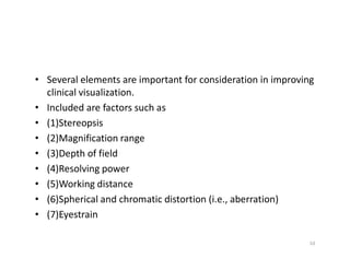 Surgical operationg microscope