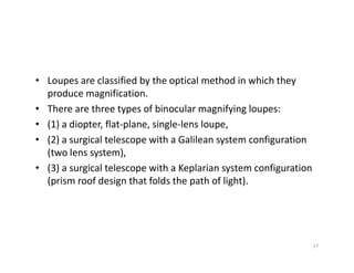 Surgical operationg microscope
