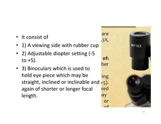 Surgical operationg microscope