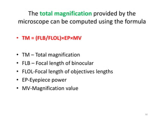 Surgical operationg microscope