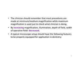 Surgical operationg microscope