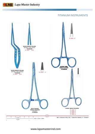 Surgical ophthalmic Eye instruments PDF Catalogue High Quality | PDF