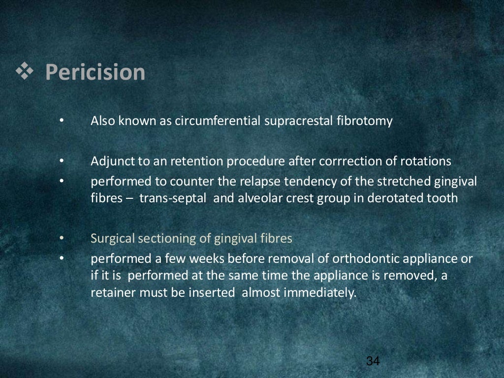 Surgery in orthodontics
