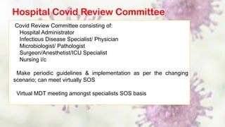 Surgical practice during covid 19 pandemic- Dr H V Shivaram | PDF