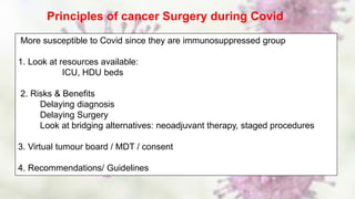 Surgical practice during covid 19 pandemic- Dr H V Shivaram | PDF