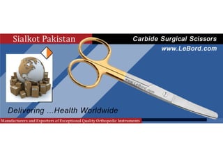 Surgical scissors Carbide Inserted