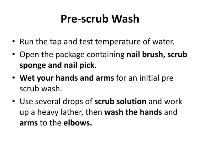 Surgical scrubbing | PPTX