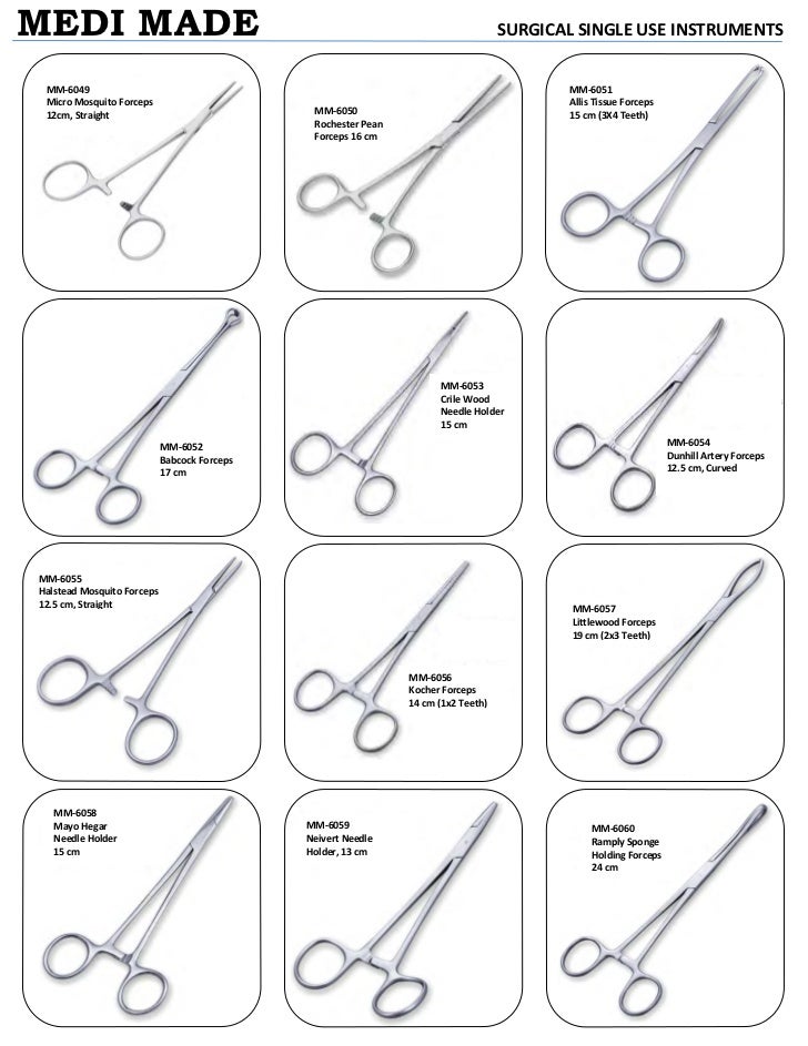 Surgical single use instruments