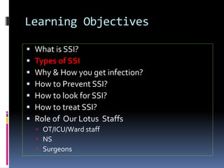 Surgical site infection | PPTX