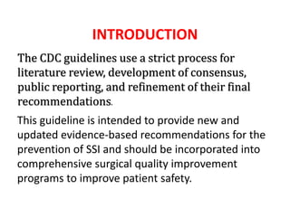 Surgical site infection | PDF