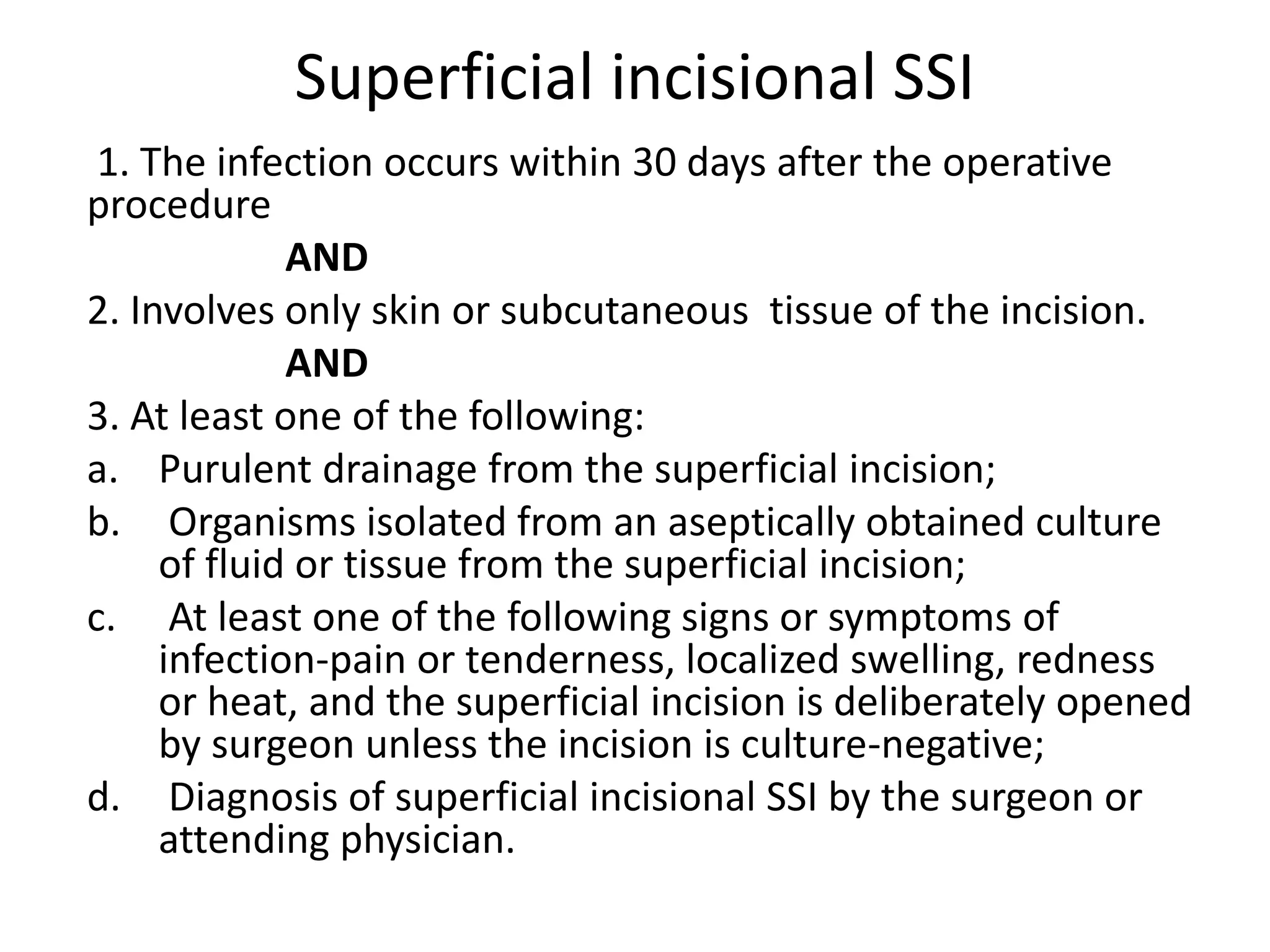 Surgical Site Infection | PPT