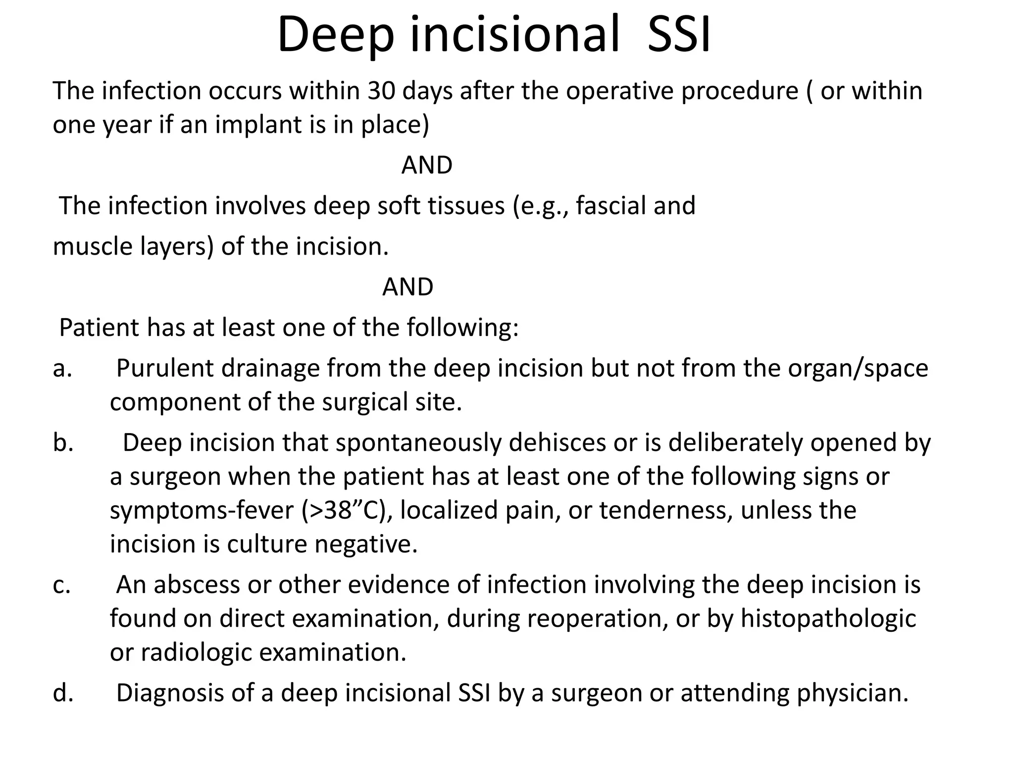 Surgical Site Infection | PPT