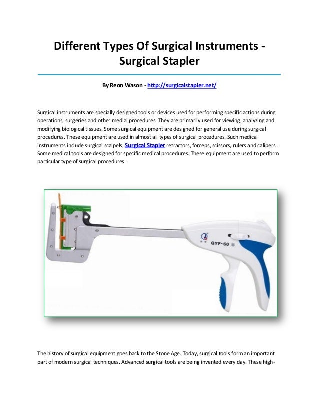 different types of staplers