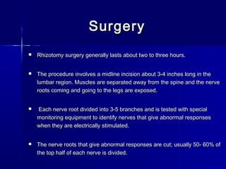 Surgical therapies for spasticity | PPT