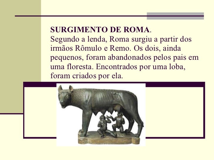 Explique A Origem De Roma Segundo A Mitologia