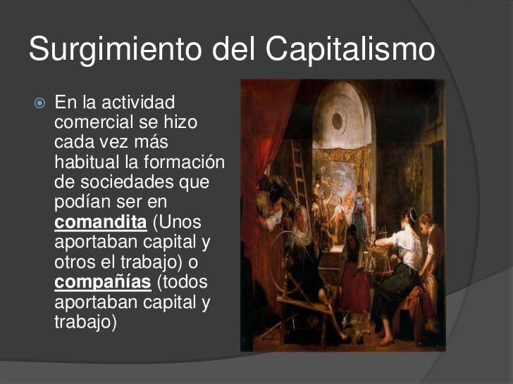 Surgimiento del capitalismo