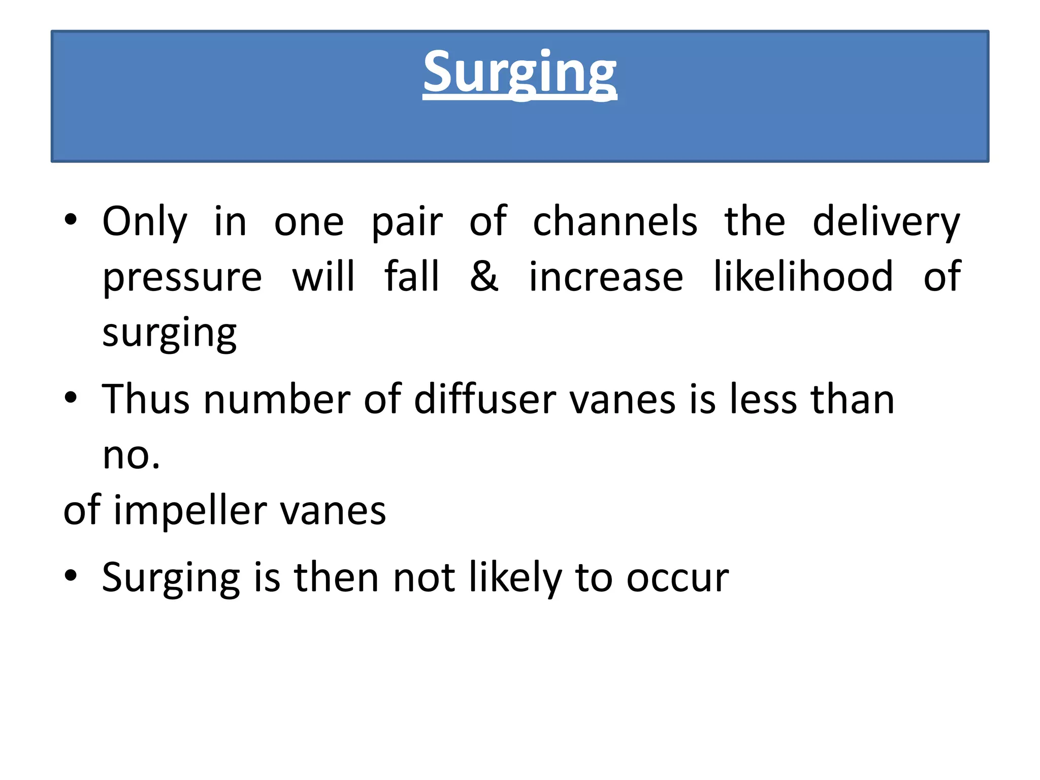 Surging Process Surging and choking | PPT