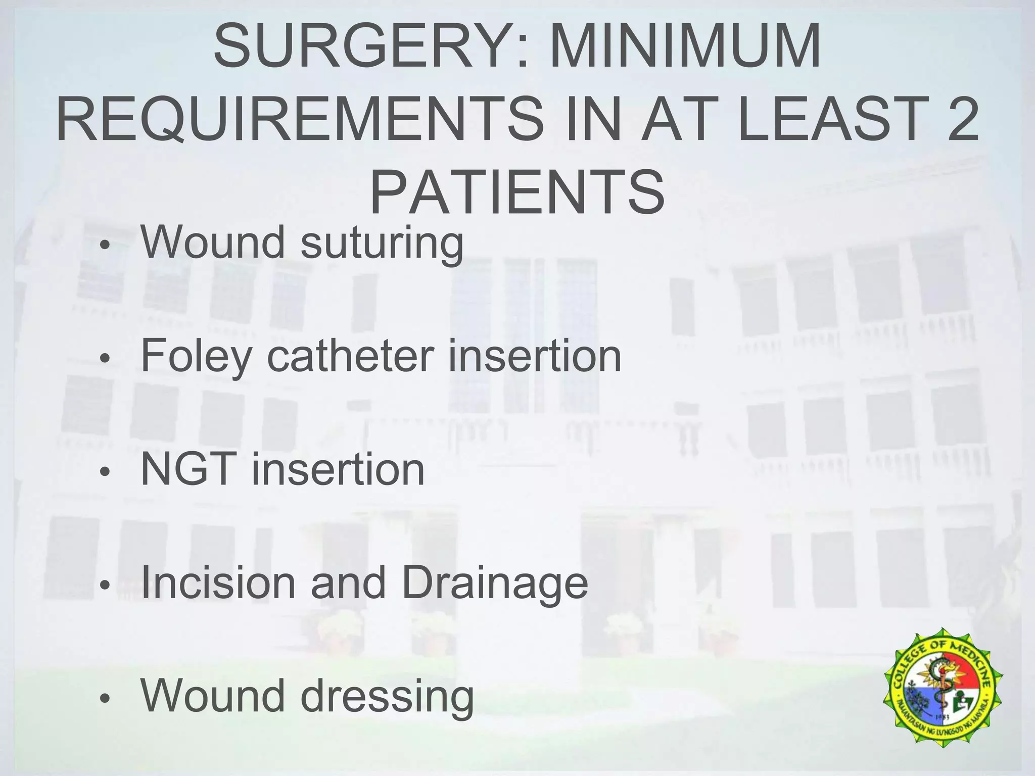 Surgical Resident Requirements _ General Surgery Residency Programs – WSGH