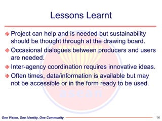 Monitoring key indicators across countries for food security in Asia – experience of the Asia food security information system (AFSIS)