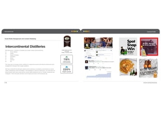 Corporate Proﬁle
| 12
www.surkreo.com
Growth Hacking Marketing
Social Media Management and Content Marketing
We were given 7 brands to manage and create a great online presence.
a) Action Bitters
b) Veleta
c) Eagle Schnapps
d) Squadron
e) Derok
f) Chelsea
g) IDL
The Goal was to increase online visibility for respective brands and improve interaction and
engagement amongst their target audience.
We have achieved this through creating and sustaining a consistent a positioning on social
media, developing social campaigns, and strategies to improve interaction. The execution for
these brands were done using various social media platforms such as Twitter, Facebook and
Instagram. There has been periodic social media promotion and Facebook ads.
118%
Organic Increase
in user interaction
220%
Organic growth
Intercontinental Distilleries
THREE-MONTH ACTIVITY
OUTCOME
(August - December, 2015)
 