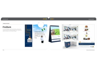 Corporate Proﬁle
| 12
Our role at FirstBank was to assist develop creatives and
creative services for marketing support. From collaterals to
creative strategy we were always available.
FirstBank
www.surkreo.com
Growth Hacking Marketing
Creative Services
 