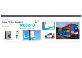 Corporate Proﬁle
| 12
A new company in Lagos required branding and
communications materials that would help
position them as the fastest Internet service
provider within the region.
Xetera Wireless Broadband
www.surkreo.com
Growth Hacking Marketing
Creative Services
 
