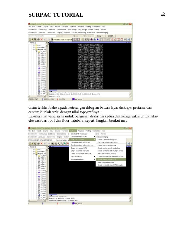 surpac block modelling tutorial pdf